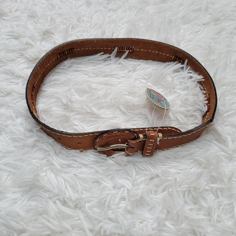 NWT Fossil Leather Belt - Size Small
